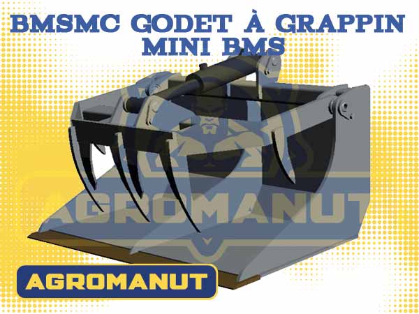 BMSMC Godet à Grappin mini chargeur