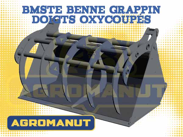 BMSTE Benne grappin doigts oxycoupés