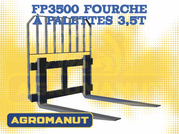 Fourche à palettes 3,5T Agromanut