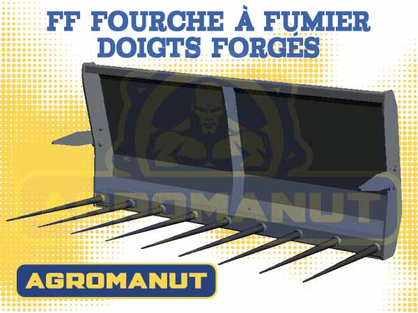 FF Fourche à Fumier Doigts forgés