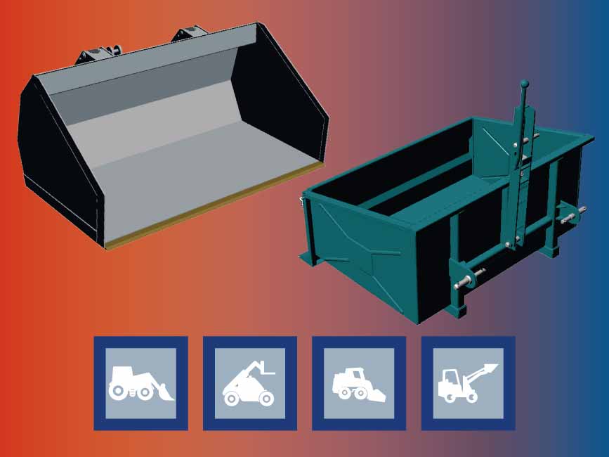 Bac benne masses,Tous les outils de manutention agricole,manutention Agromanut,Benne 3 points basculante,Godets à bennage hydraulique 3 points