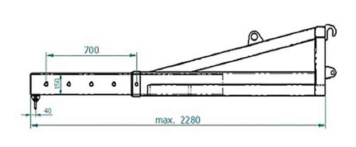 Support de levage réglable plan sommaire