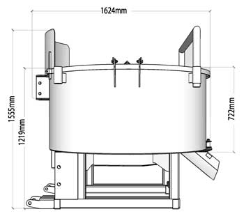 MAHY Malaxeur à béton entraînement hydraulique plan sommaire